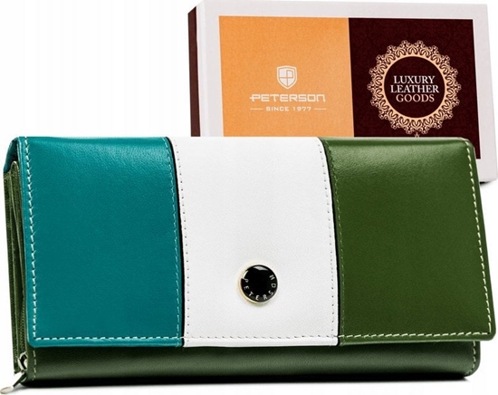 Изображение Peterson Duy portfel damski ze skóry naturalnej zamykany na zatrzask  Peterson NoSize