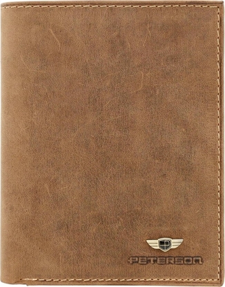 Picture of Peterson Duy portfel mski czarny ze skóry naturalnej, bez zapicia  Peterson NoSize