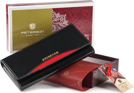Изображение Peterson Duy skórzany portfel damski z portmonetk na bigiel Peterson NoSize