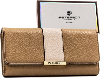 Изображение Peterson Duy, poziomy portfel damski ze skóry ekologicznej - Peterson NoSize