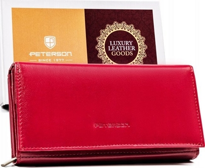 Изображение Peterson Duy, skórzany portfel damski na zatrzask