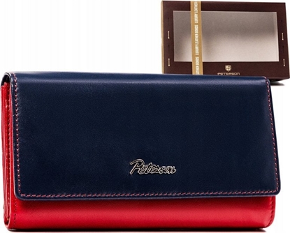Изображение Peterson Duy, skórzany portfel damski na zatrzask - Peterson NoSize