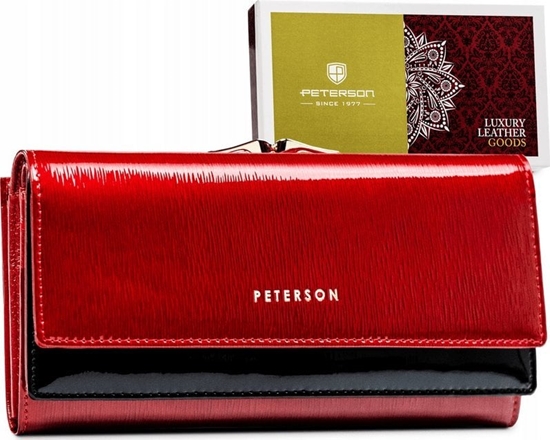 Изображение Peterson Duy, skórzany portfel damski z systemem RFID  Peterson NoSize