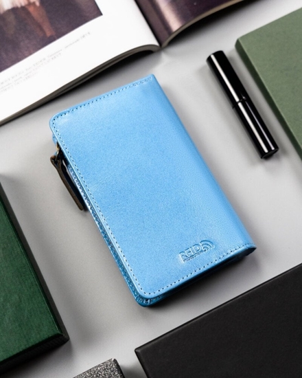 Изображение Peterson Duy, skórzany portfel damski z systemem RFID - Peterson NoSize