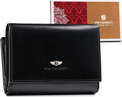 Изображение Peterson Elegancki portfel damski ze skóry naturalnej - Peterson NoSize