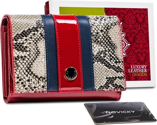 Изображение Peterson Elegancki portfel damski ze wzorem wowej skóry  Peterson NoSize