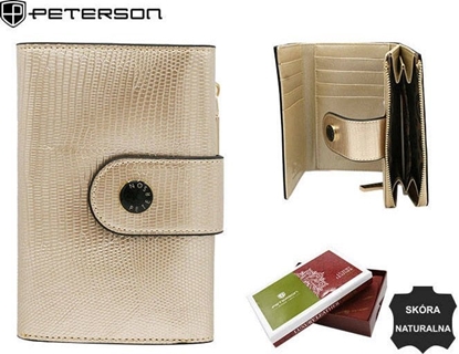 Изображение Peterson Elegancki, skórzany portfel damski - Peterson NoSize