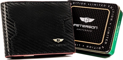Изображение Peterson Elegancki, skórzany portfel mski z systemem RFID - Peterson NoSize