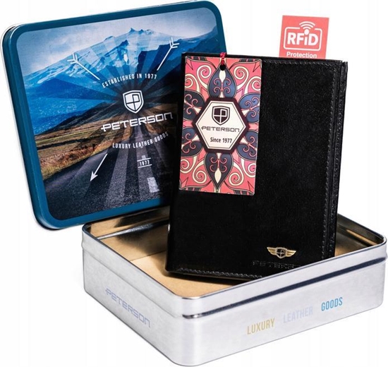 Изображение Peterson Klasyczny portfel mski ze skóry NoSize