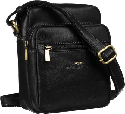 Изображение Peterson Listonoszka skórzana Peterson PTN TB-011-COM BLACK czarna