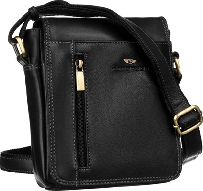 Изображение Peterson Listonoszka skórzana Peterson PTN TB-7032-COM BLACK czarna