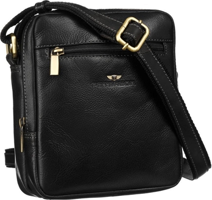 Изображение Peterson Listonoszka skórzana Peterson PTN TB-709-COM BLACK czarna