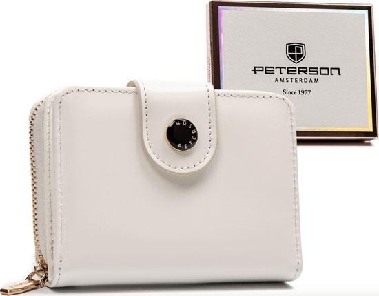 Изображение Peterson May portfel damski ze skóry ekologicznej na zatrzask i suwak - Peterson NoSize