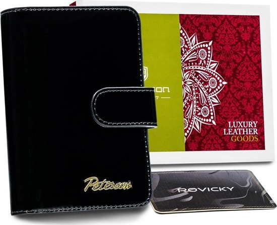 Изображение Peterson May skórzany portfel damski czerwony  Peterson NoSize