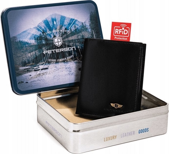 Изображение Peterson May, skórzany portfel mski z systemem RFID  Peterson NoSize