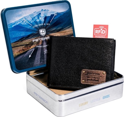 Изображение Peterson Markowy portfel mski ze skóry naturalnej  Peterson  NoSize