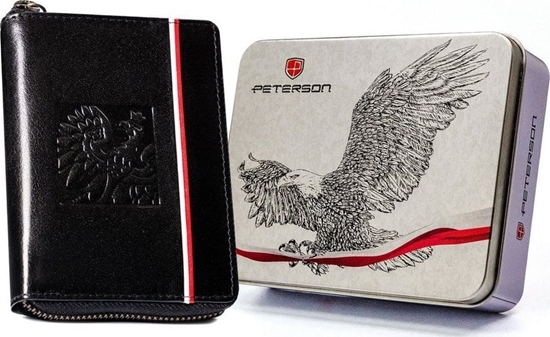Изображение Peterson PETERSON PORTFEL SKÓRZANY PTN 340P-02 BLACK