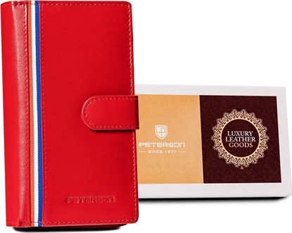 Изображение Peterson Pionowy portfel damski ze skóry naturalnej  Peterson NoSize