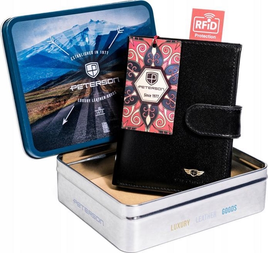 Изображение Peterson Pionowy portfel mski na zatrzask NoSize