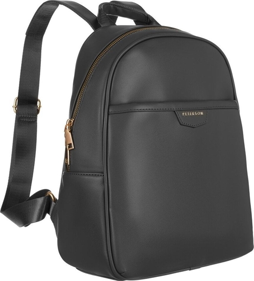 Изображение Peterson Pojemny plecak damski ze skóry ekologicznej - Peterson NoSize