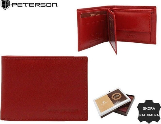 Изображение Peterson Portfel damski skórzany PTN RD-280-GCL RED
