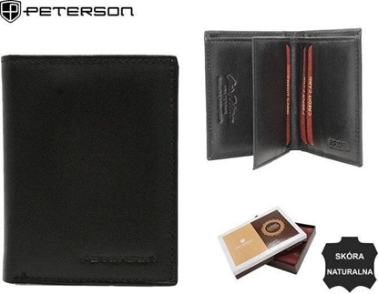 Изображение Peterson Portfel damski skórzany PTN RD-290-GCL BLACK