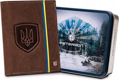 Picture of Peterson Portfel skórzany Peterson [DH] PTN 303-P-UP UA-HUNT brzowy