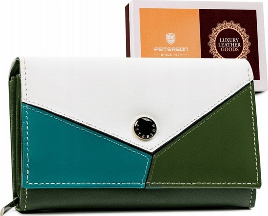 Изображение Peterson rednich rozmiarów portfel damski ze skóry naturalnej  Peterson NoSize