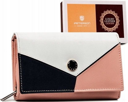 Изображение Peterson rednich rozmiarów portfel damski ze skóry naturalnej  Peterson NoSize