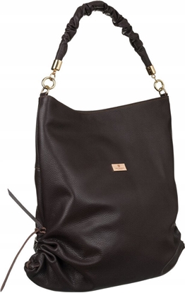 Изображение Peterson Shopperka w typie worka ze skóry naturalnej