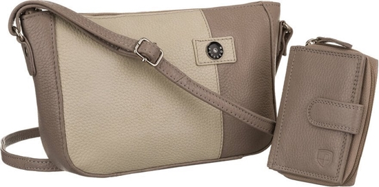 Изображение Peterson Skórzana torebka damska w zestawie z portfelem - Peterson NoSize