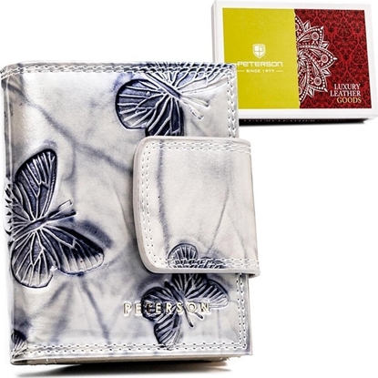 Изображение Peterson Skórzany damski portfel PTN 42329-BF SILVER NoSize
