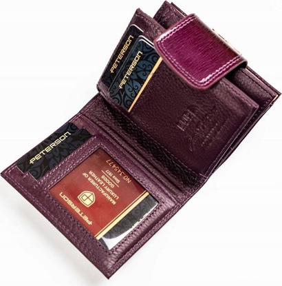 Picture of Peterson Skórzany damski portfel Peterson PTN 42329-SBR NoSize