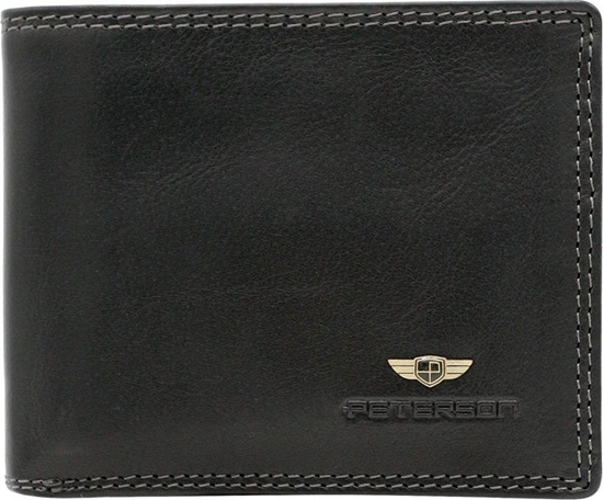 Изображение Peterson Skórzany elegancki mski portfel Peterson RFID NoSize