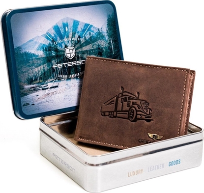 Изображение Peterson Skórzany mski portfel Peterson PTN 304T HUNTER NoSize