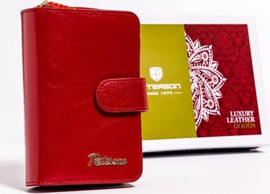 Изображение Peterson Skórzany portfel damski na zatrzask -