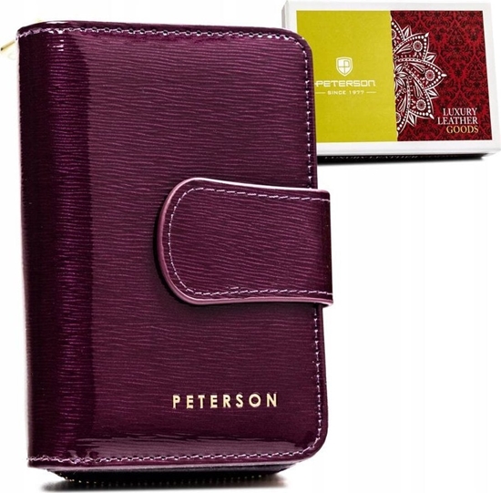 Изображение Peterson Skórzany portfel damski na zatrzask - Peterson NoSize