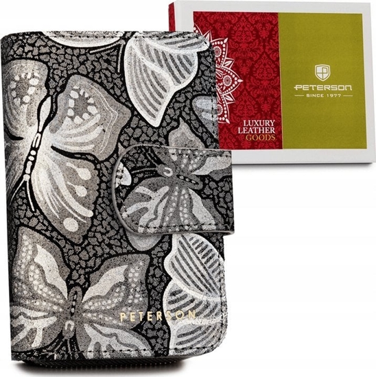 Изображение Peterson Skórzany portfel damski z systemem RFID NoSize