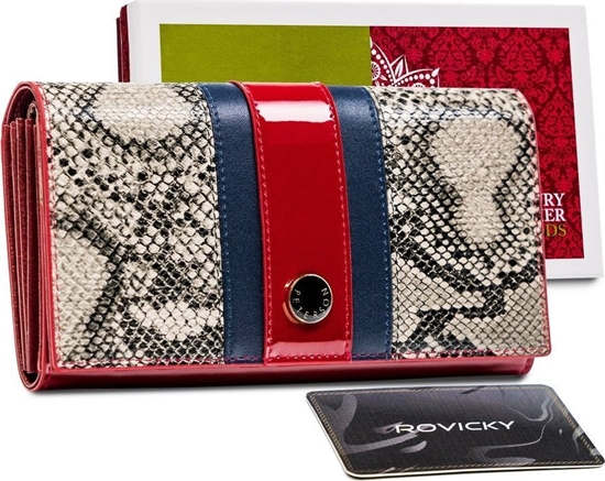 Изображение Peterson Skórzany portfel damski z wowym wzorem  Peterson NoSize