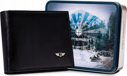 Изображение Peterson Skórzany portfel mski bez zapicia zewntrznego  Peterson NoSize
