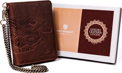 Изображение Peterson Skórzany portfel mski na zamek  Peterson NoSize
