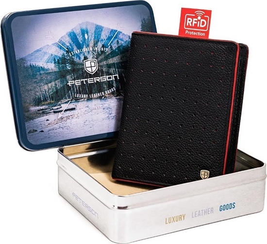 Picture of Peterson Skórzany, stylowy portfel mski Peterson NoSize