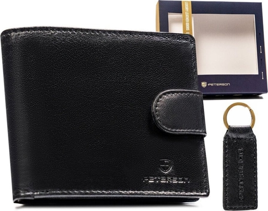 Изображение Peterson skórzany portfel mski i brelok - NoSize