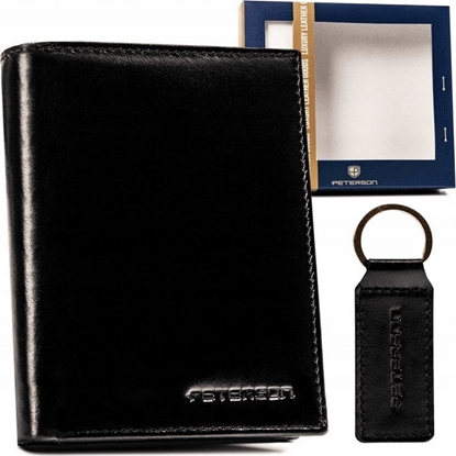 Изображение Peterson Zestaw prezentowy: skórzany portfel mski i brelok - Peterson NoSize