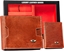 Attēls no Peterson Zestaw Prezentowy: Skórzany Portfel Mski, Etui I Brelok