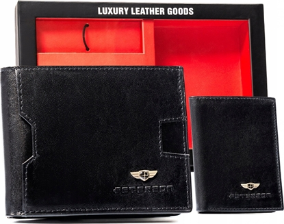 Picture of Peterson Zestaw Prezentowy: Skórzany Portfel Mski, Etui I Brelok