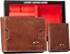 Picture of Peterson Zestaw prezentowy: skórzany portfel mski, etui i brelok - Peterson NoSize