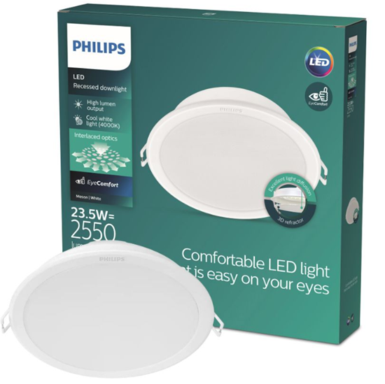 Picture of Philips 59471 MESON Recessed light 230Vac / 23.5W / 1900lm / 4000K
