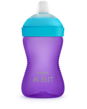 Picture of Philips Avent My Grippy mācību krūzīte ar mīkstu snīpi 300ml  9M+  lillā SCF802/02