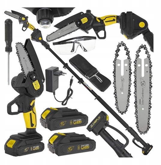 Picture of Pia acuchowa akumulatorowa 6" w walizce 2x2.0Ah 21V  zestaw XXL z wysignikiem teleskopowym 1.65-2.50m (10)